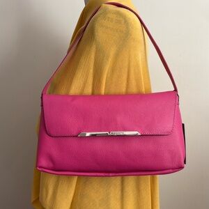 Vince Camuto Pink Leather Shoulder Bag